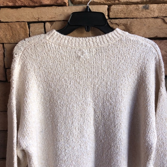 Lucky Brand cream soft sweater NWT size Large NWT - Picture 6 of 8